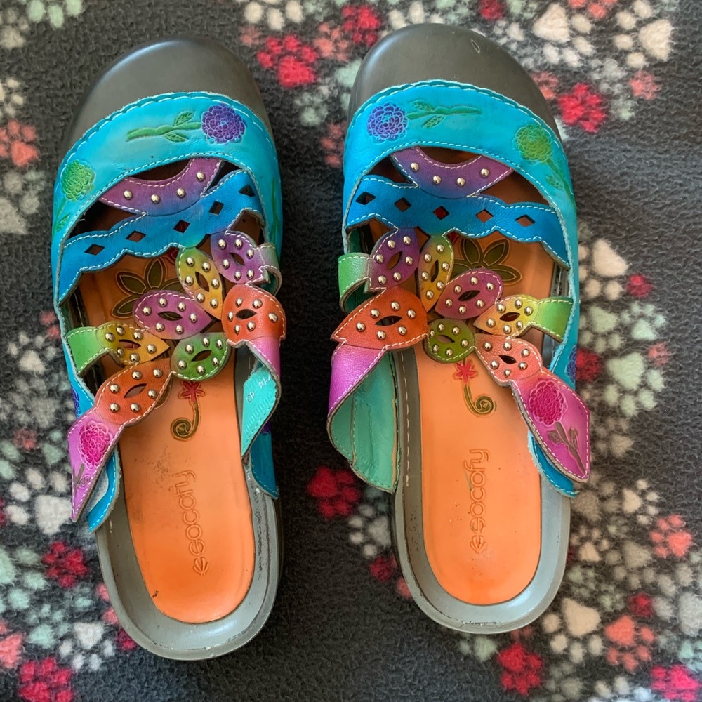 Socofy Bohemian Slip On Shoes